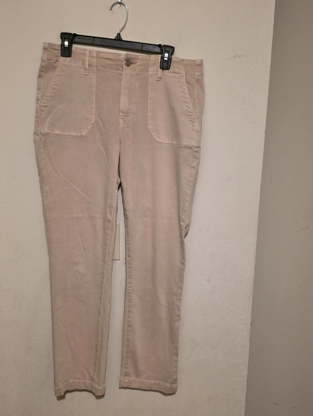 PAIGE Womens Mayslie Beige Light Wash straight leg Jeans High Rise Size 29
